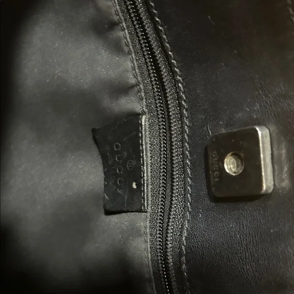 Gucci Black Monogram Tote Bag - Picture 3 of 8